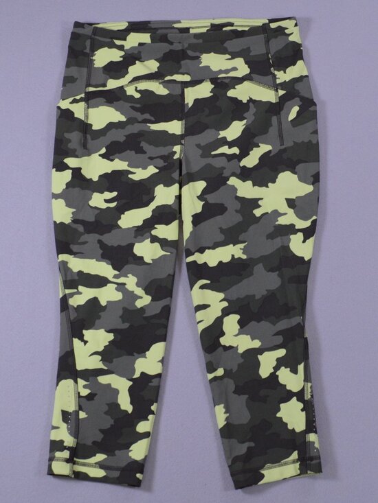 lululemon athletica Pants - Lululemon Swift Speed High Rise Crop 21 Camo Leggings Size 10 Luxtreme